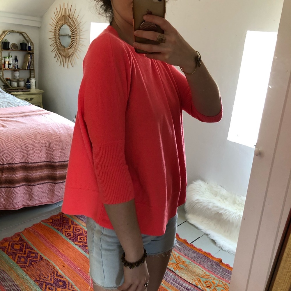 ☀️ $17 J. Crew | Coral Merino Wool Shirt